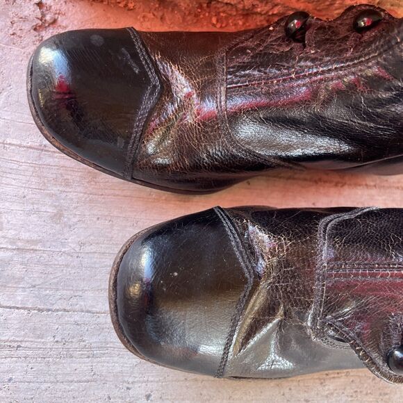 Incredible Child’s Black Leather Victorian Edwardian Button High Shoes Boots 5.5 - Picture 13 of 15